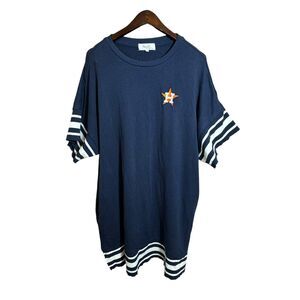Touch Stadium Houston Astros Dress Size XXL Sweater Dress MLB Baseball Fan